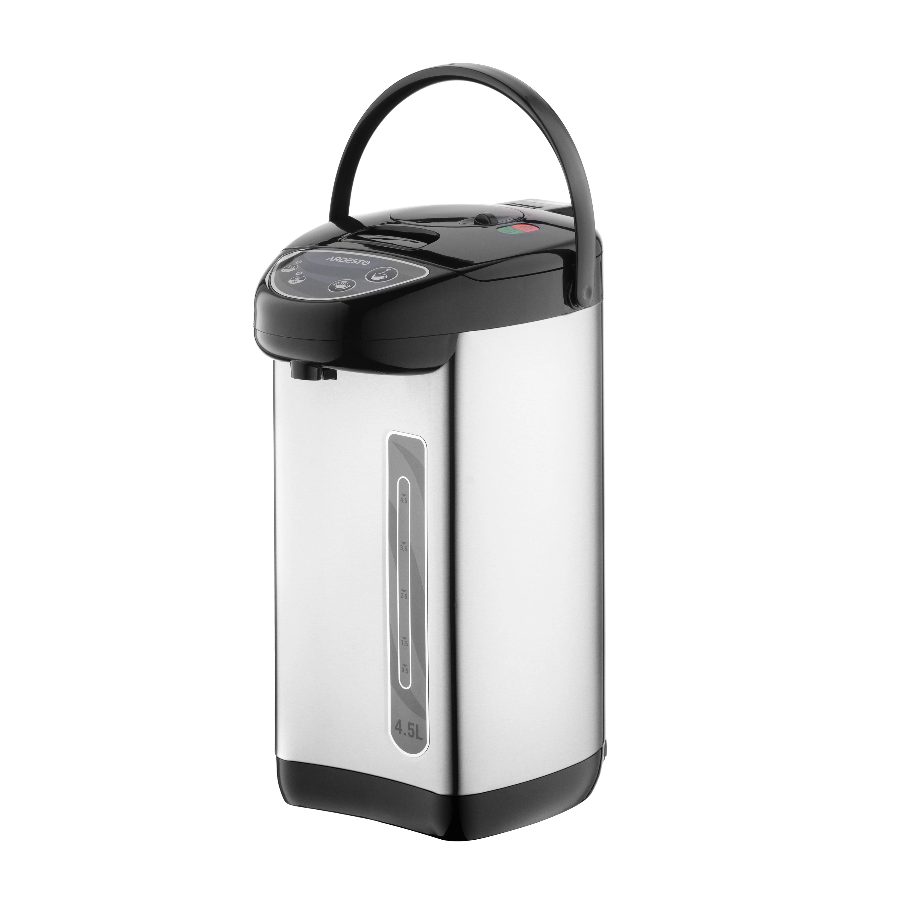 Термопот Ardesto 4.5л, пластик, сіро-чорний