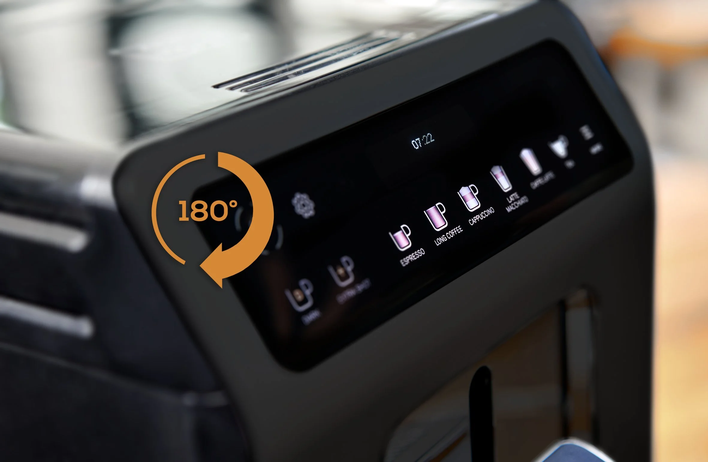 Кавомашина Krups Evidence Plus Titanium 2.3л, зерно, автомат.капучинатор, ОLED диспл, аторец. - 19, - 15