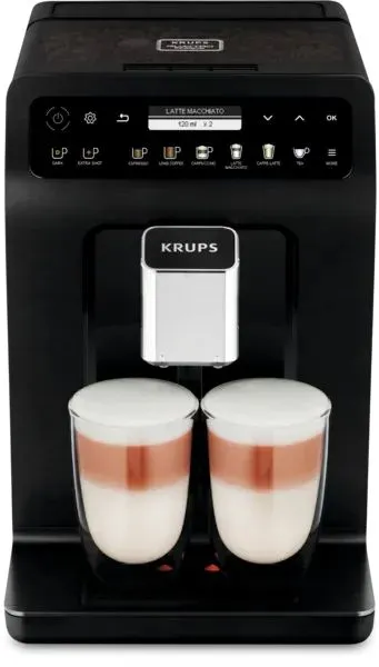 Кавомашина Krups Evidence Plus Titanium 2.3л, зерно, автомат.капучинатор, ОLED диспл, аторец. - 19, - 8