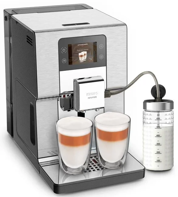 Кавомашина Krups Intuition Experience+ 3л, зерно, автомат.капучинатор, дисплей, авторецептів - 7, се - 2