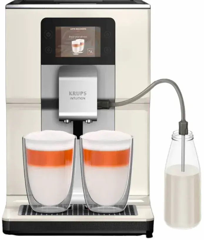 Кавомашина Krups Intuition Preference 3л, зерно, автомат.капучинатор, авторецептів - 8, бежево - чор