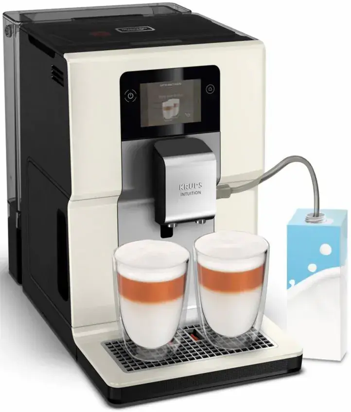 Кавомашина Krups Intuition Preference 3л, зерно, автомат.капучинатор, авторецептів - 8, бежево - чор - 2
