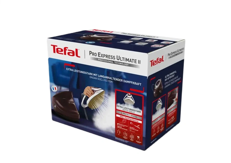 Праска-парогенератор Tefal Pro Express Ultimate, 3000Вт, 1200мл, паровий удар -600гр, постійна пара - 9