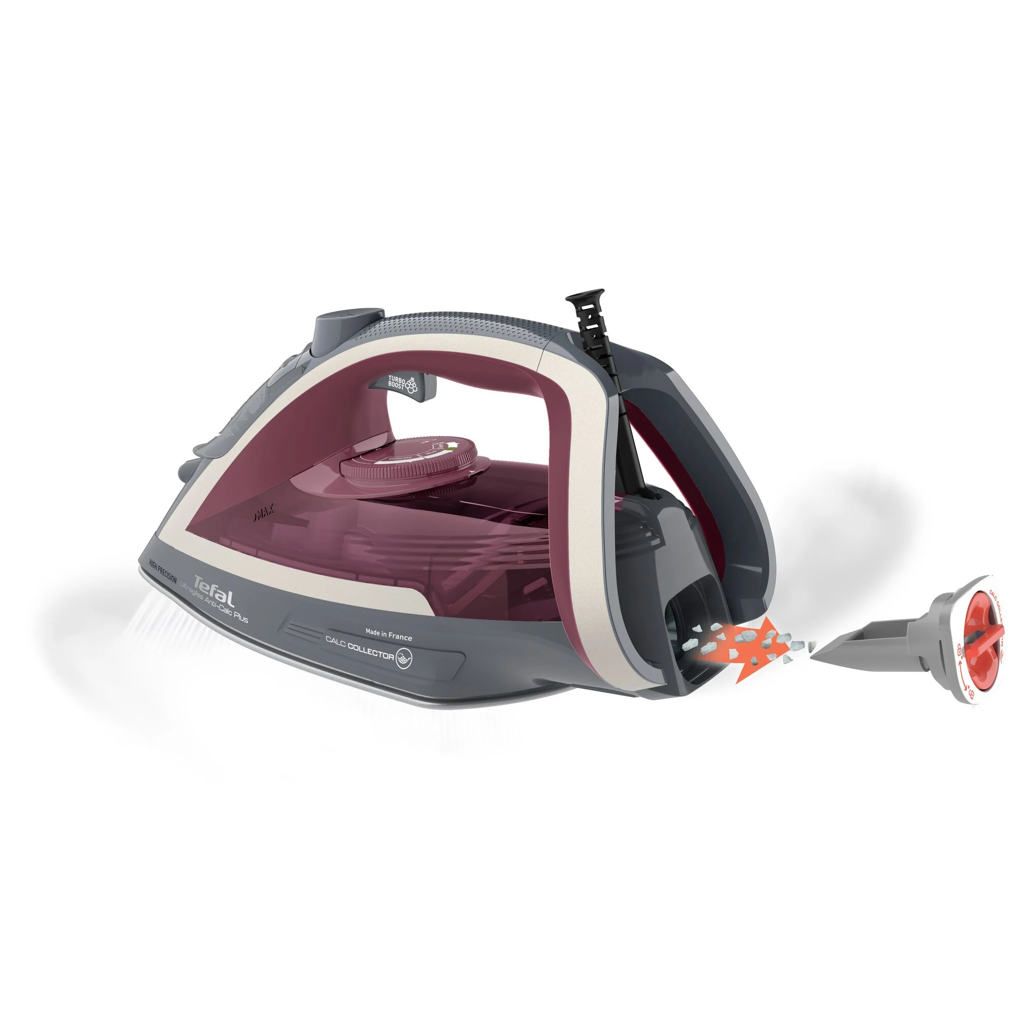 Праска Tefal Ultragliss Plus, 2800Вт, 270мл, паровий удар -260гр, постійна пара - 50гр, керамічна пі - 5