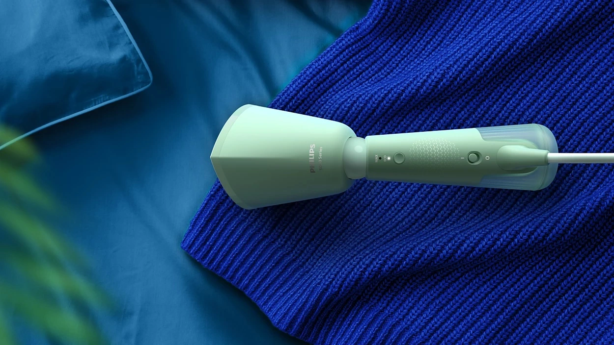 Відпарювач Philips компактний Series 5000, 1400Вт, 120мл, паровий удар -24гр, складана ручка, пласти - 6