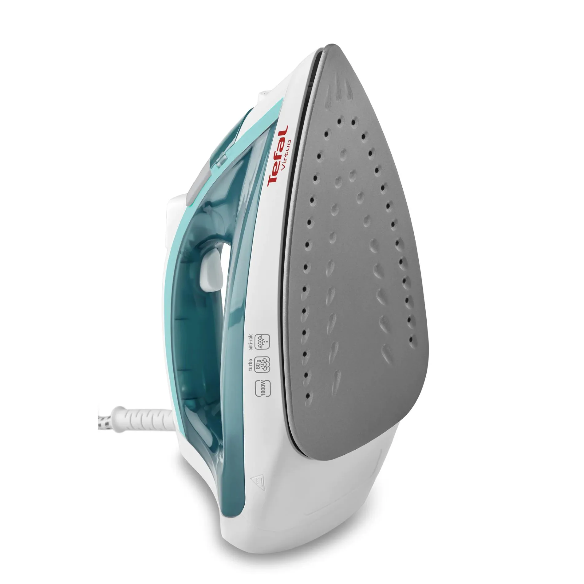Праска Tefal Virtuo, 1800Вт, 200мл, паровий удар -80гр, постійна пара - 24гр, керамічна підошва, біл - 2