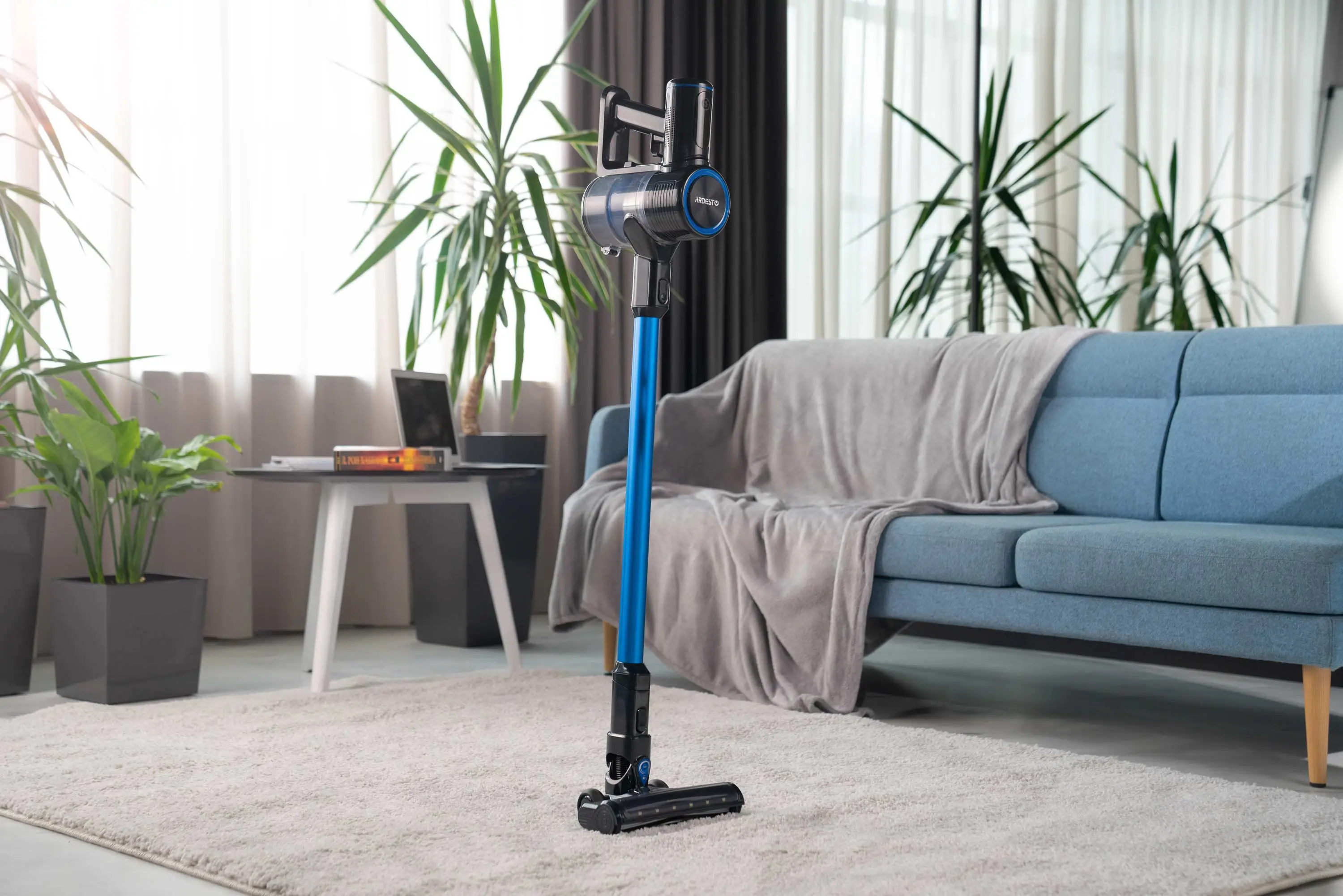 Пилосос Ardesto безпровідний, 32Вт, контейнер -0,6л, автономія до 60хв, HEPA, турбощітка з LED, - 2