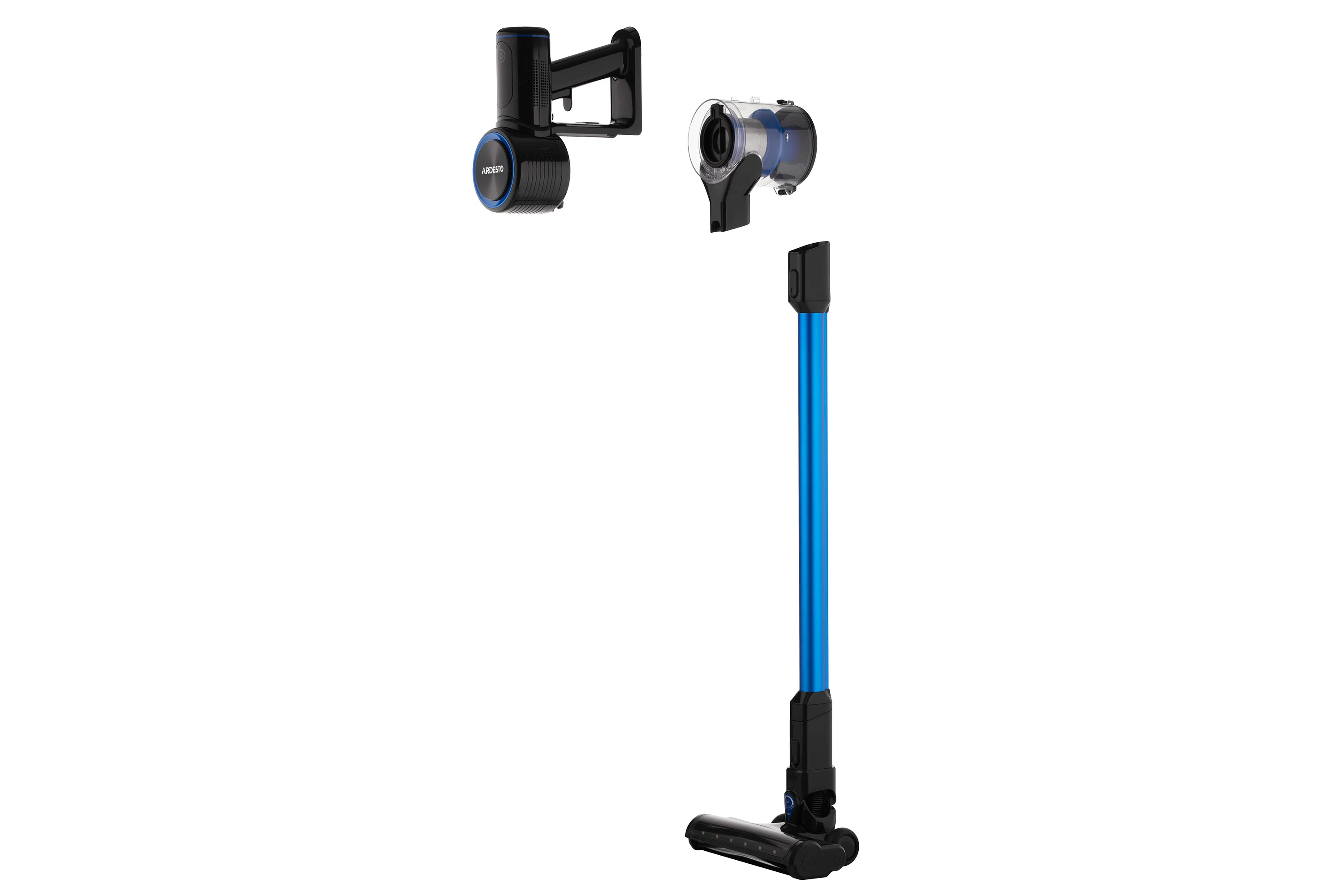 Пилосос Ardesto безпровідний, 32Вт, контейнер -0,6л, автономія до 60хв, HEPA, турбощітка з LED, - 13