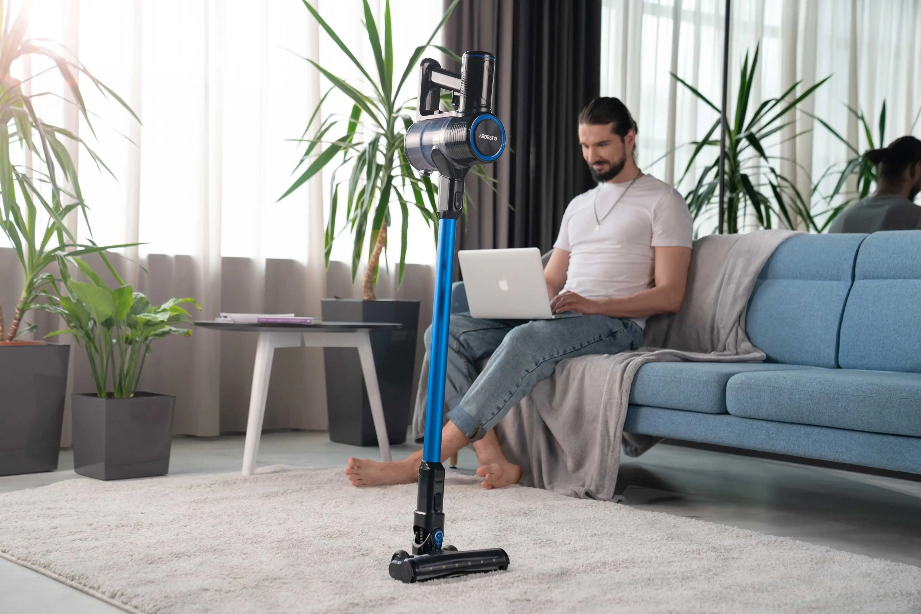 Пилосос Ardesto безпровідний, 32Вт, контейнер -0,6л, автономія до 60хв, HEPA, турбощітка з LED, - 4