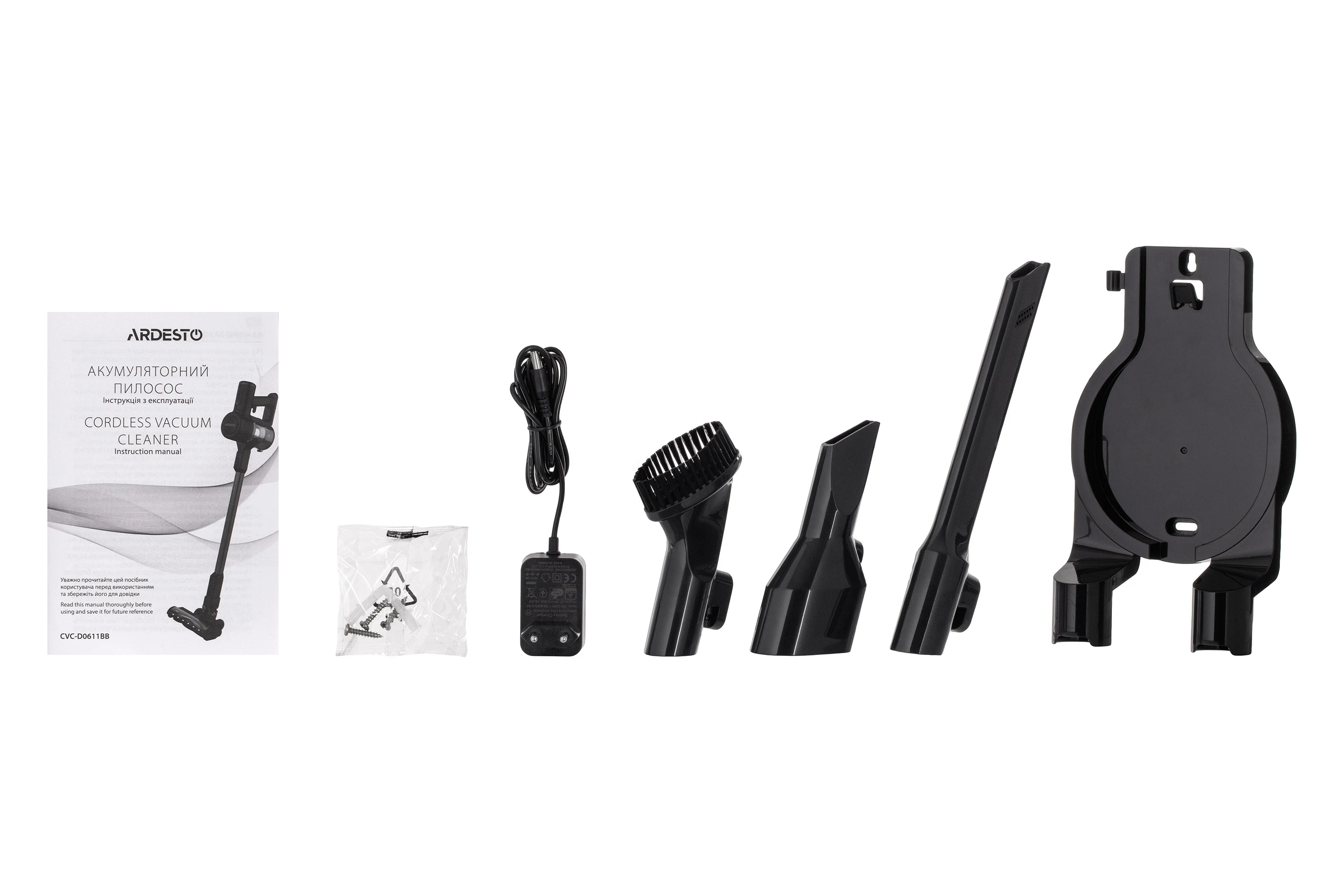 Пилосос Ardesto безпровідний, 32Вт, контейнер -0,6л, автономія до 60хв, HEPA, турбощітка з LED, - 3