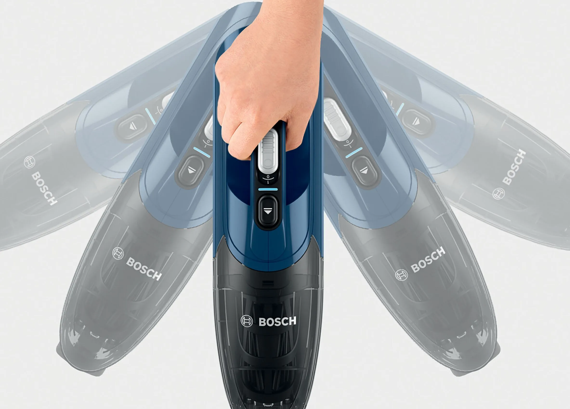 Пилосос Bosch безпровідний, контейнер -0,9л, автономія до 44хв, вага-2,5кг, НЕРА, синій - 22