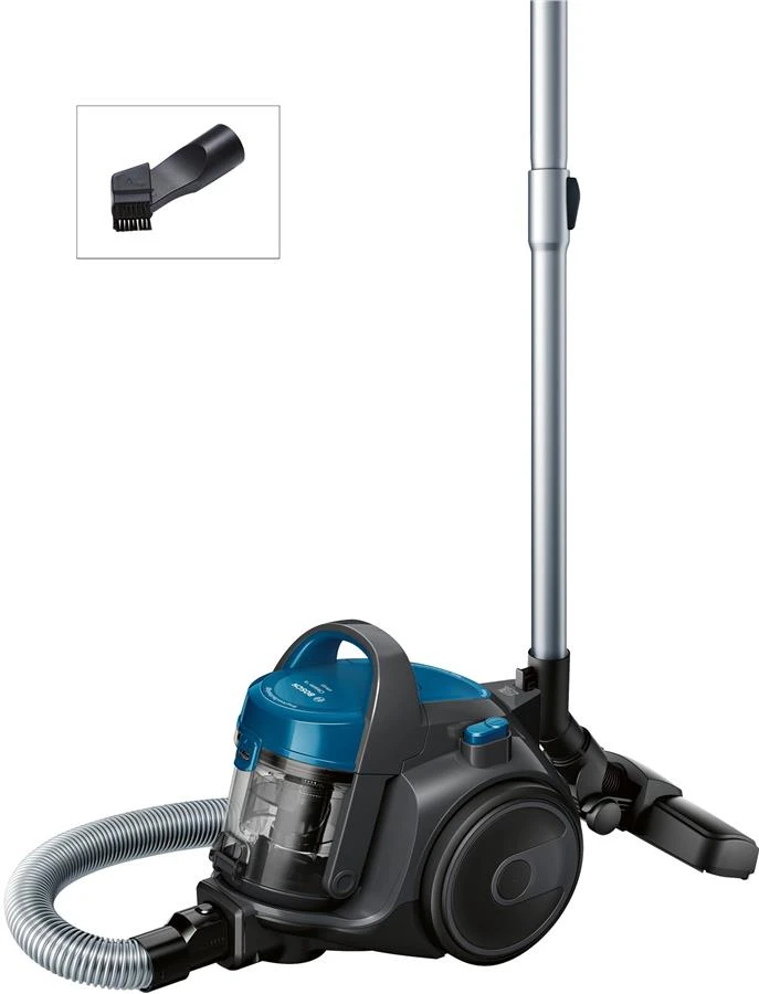 Пилосос Bosch контейнерний, 700Вт, контейнер -1,5л, НЕРА12, синій - 7