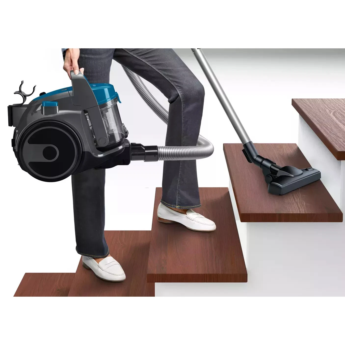 Пилосос Bosch контейнерний, 700Вт, контейнер -1,5л, НЕРА12, синій - 2