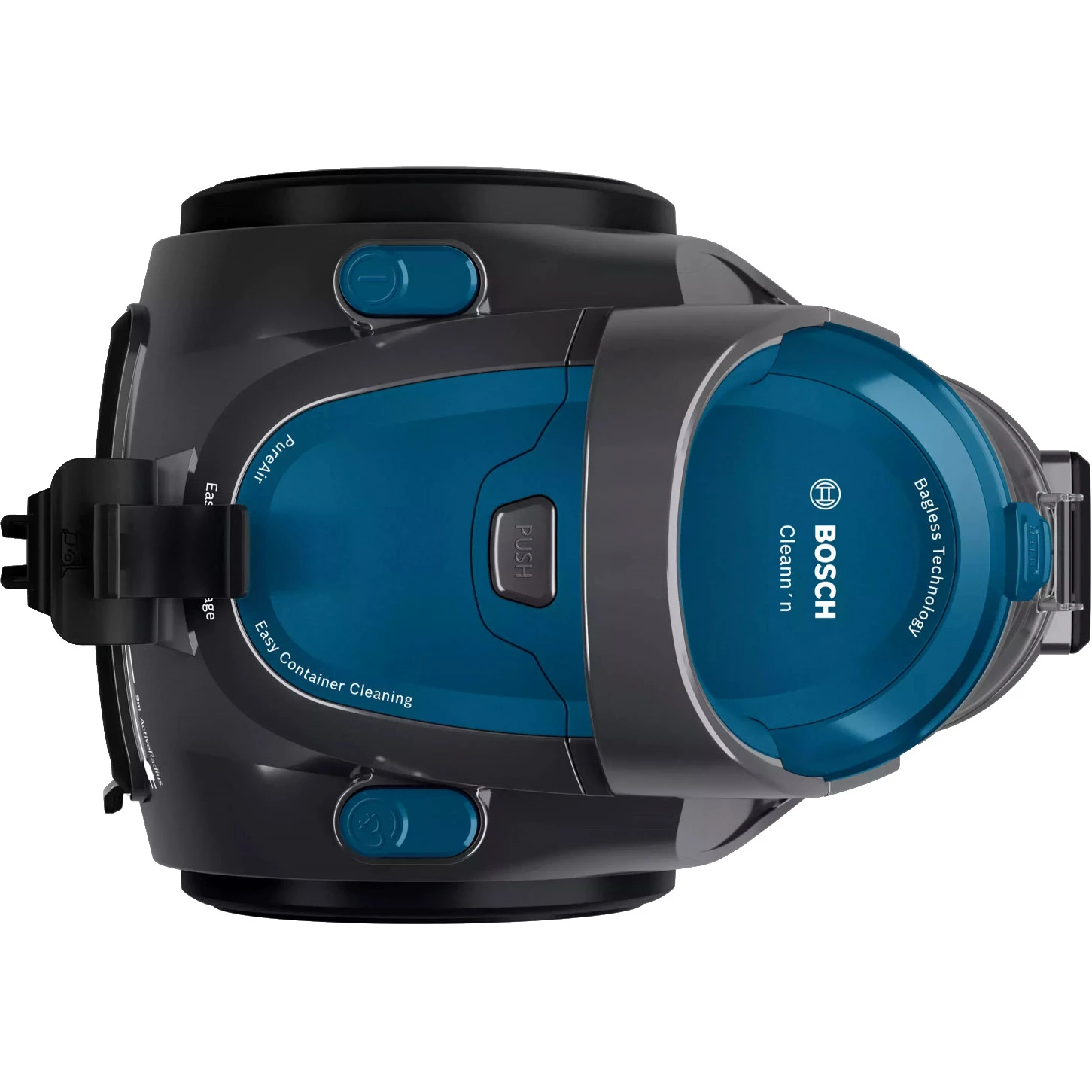 Пилосос Bosch контейнерний, 700Вт, контейнер -1,5л, НЕРА12, синій - 4