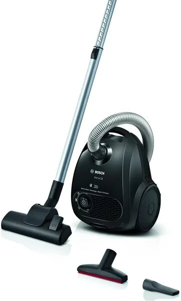 Пилосос Bosch мішковий, 600Вт, 3,5л, НЕРА, чорний