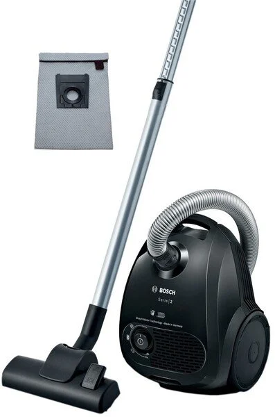 Пилосос Bosch мішковий, 600Вт, 3,5л, НЕРА, чорний - 4