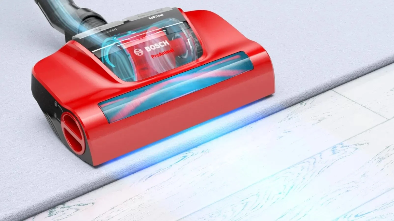 Пилосос Bosch мішковий, 700Вт, 4л, НЕРА13, турбощітка, червоний - 8