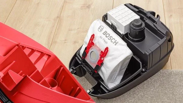 Пилосос Bosch мішковий, 700Вт, 4л, НЕРА13, турбощітка, червоний - 5