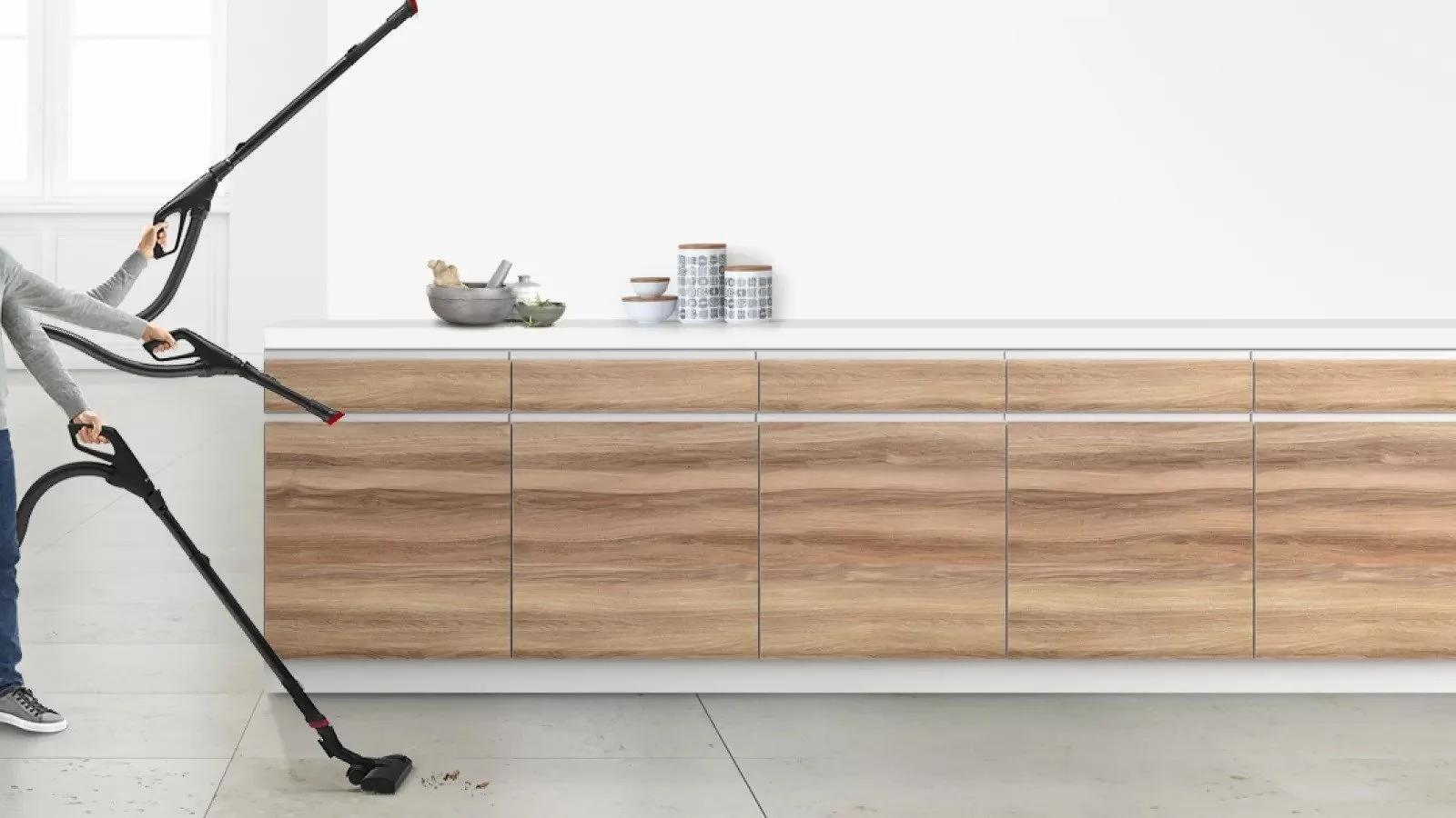 Пилосос Bosch мішковий, 700Вт, 4л, НЕРА13, турбощітка, червоний - 4