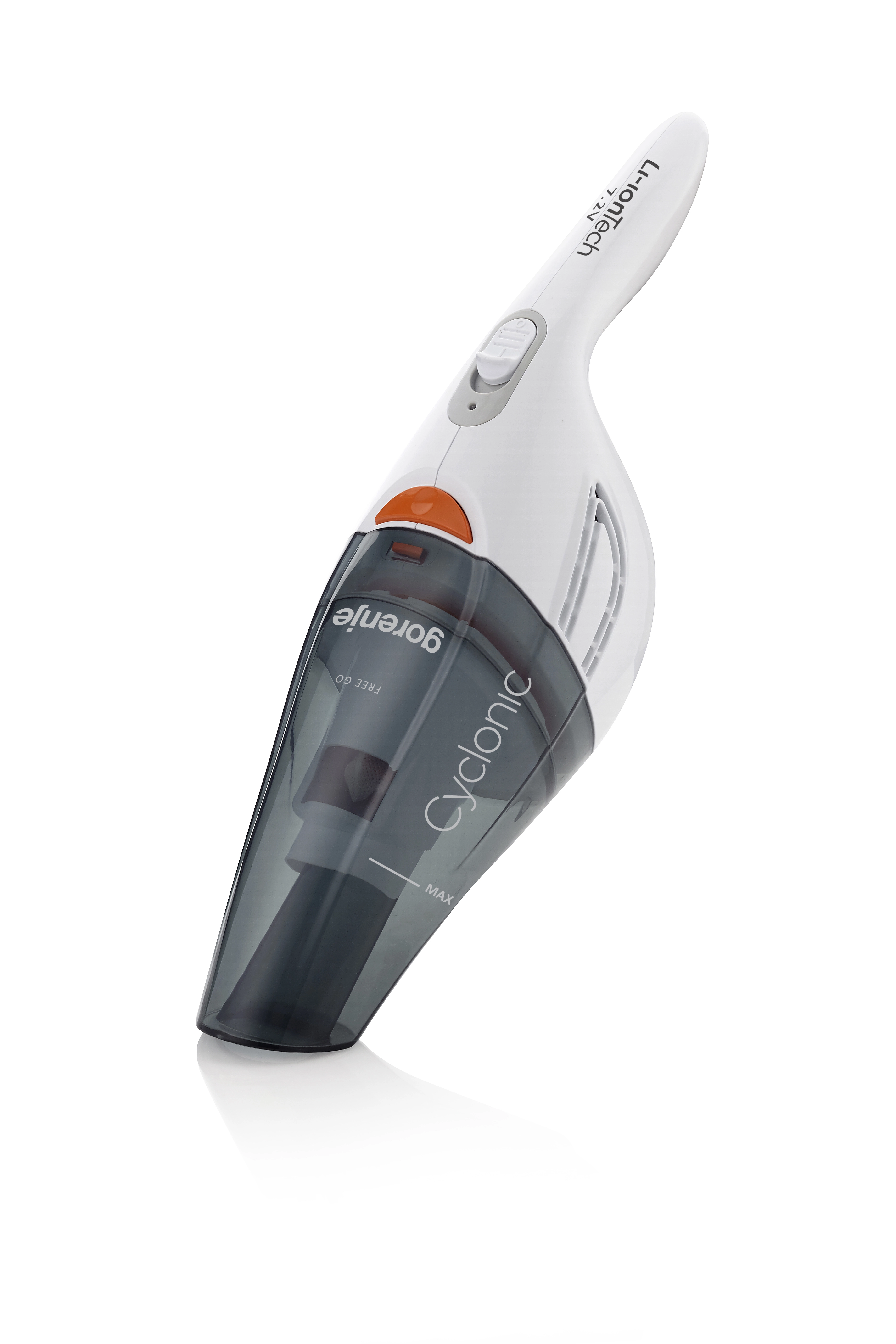 Пилосос Gorenje автомоб, 55Вт, контейнер -0,4л, автономія до 14хв, мікрофільтр, дод,насадки-2 шт