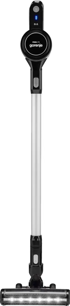 Пилосос Gorenje безпровідний, 132Вт, контейнер -0,5л, автономія до 25хв, вага-2,6кг, 2насадки, ч