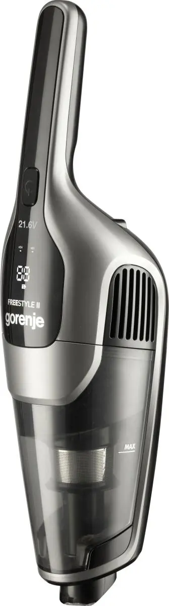 Пилосос Gorenje безпровідний, 132Вт, контейнер -0,6л, автономія до 55хв, вага-2,9кг, НЕРА, 2наса - 7