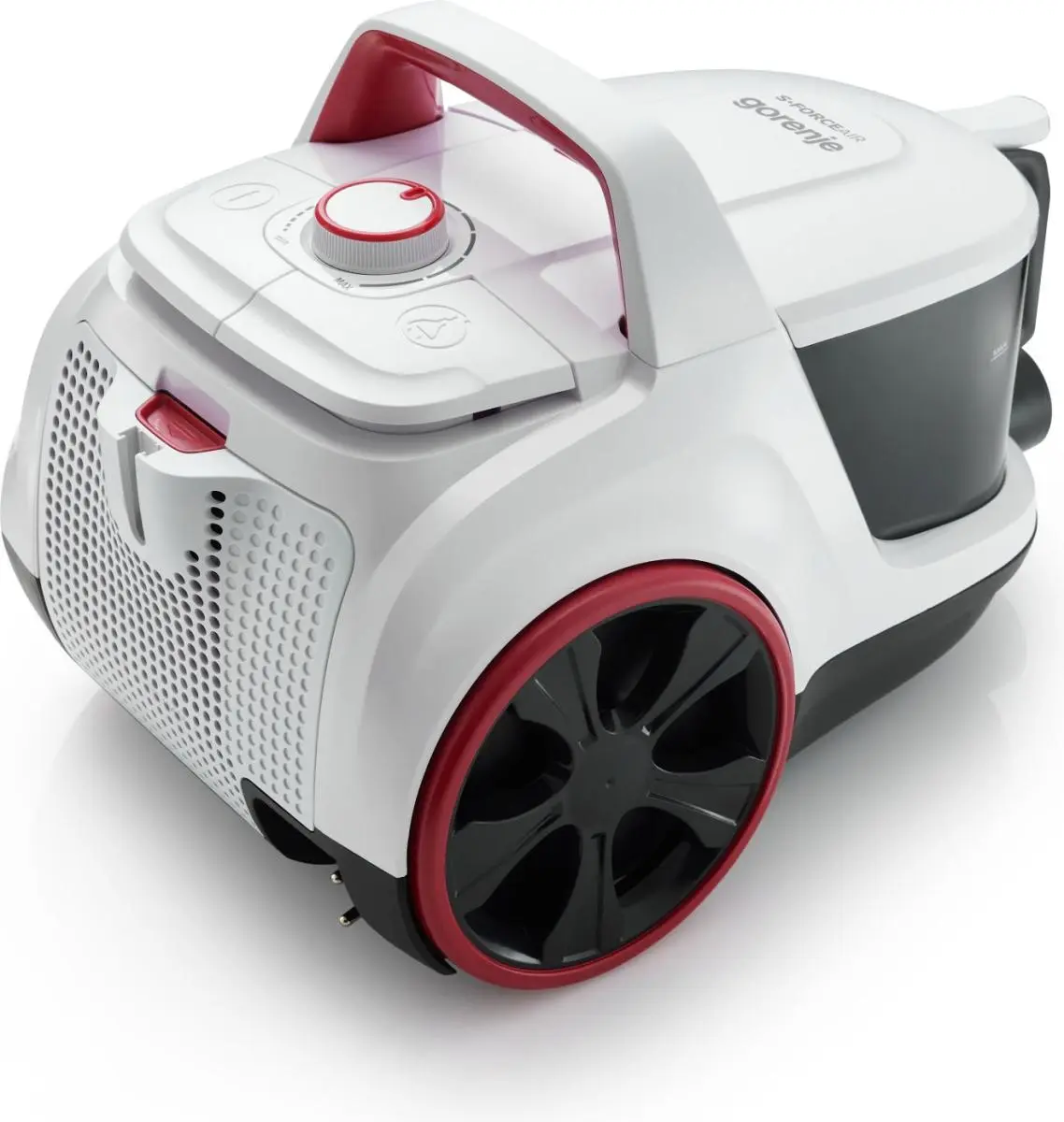 Пилосос Gorenje контейнерний, 850Вт, контейнер -3л, HEPA, телескоп трубка, білий - 5