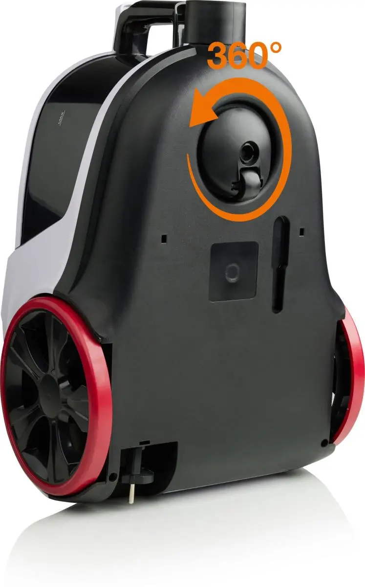 Пилосос Gorenje контейнерний, 850Вт, контейнер -3л, HEPA, телескоп трубка, білий - 8