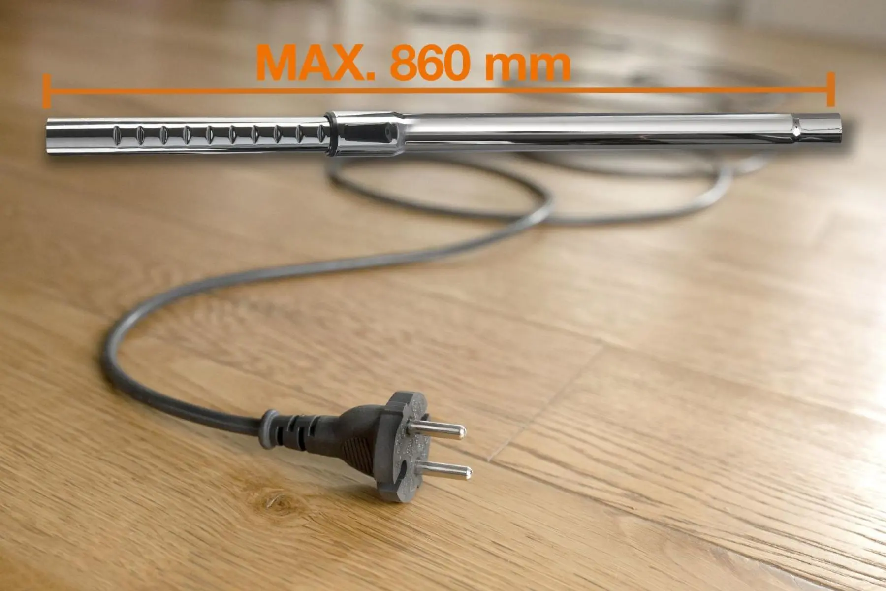 Пилосос Gorenje контейнерний, 850Вт, контейнер -3л, HEPA, телескоп трубка, білий - 14