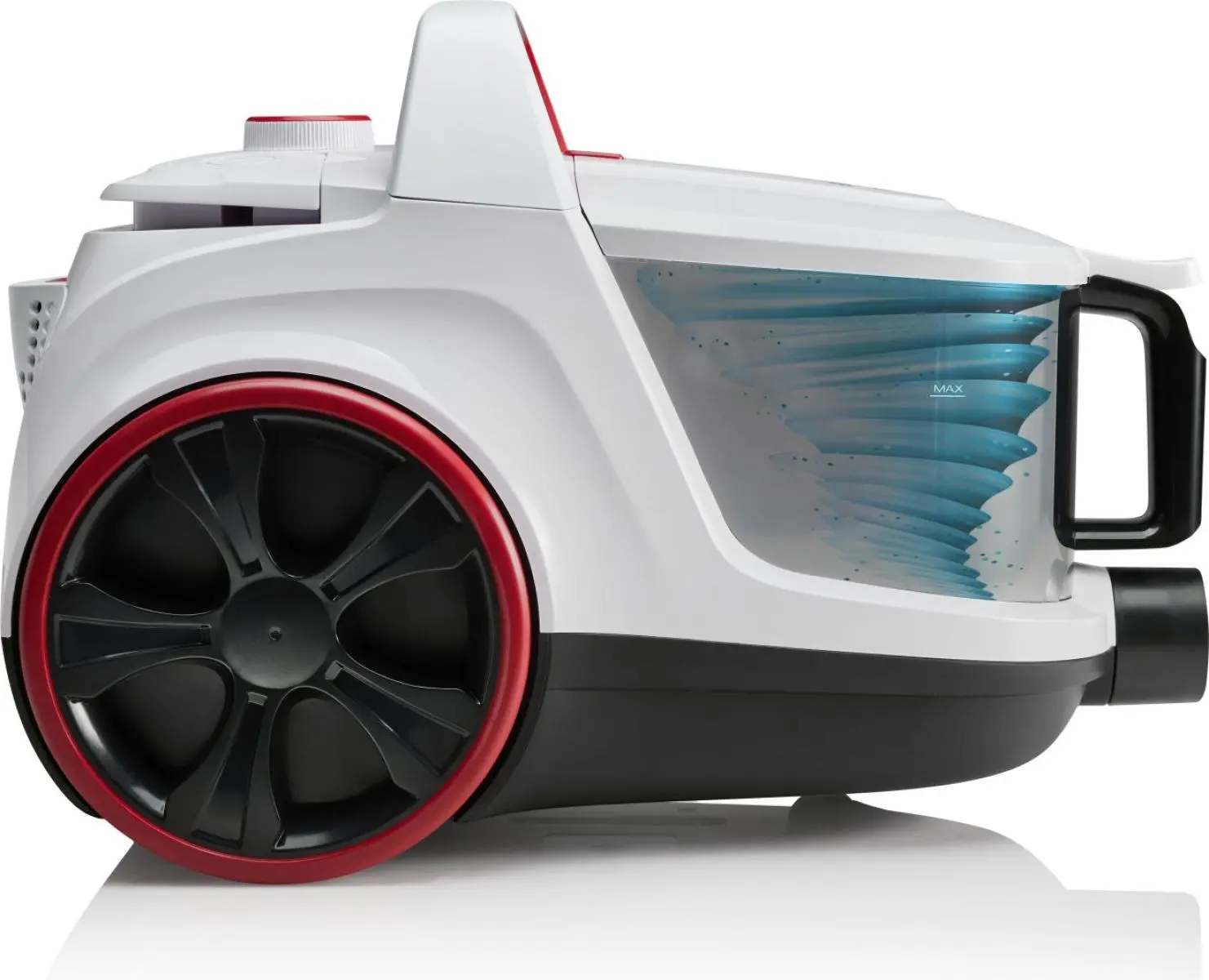 Пилосос Gorenje контейнерний, 850Вт, контейнер -3л, HEPA, телескоп трубка, білий - 11