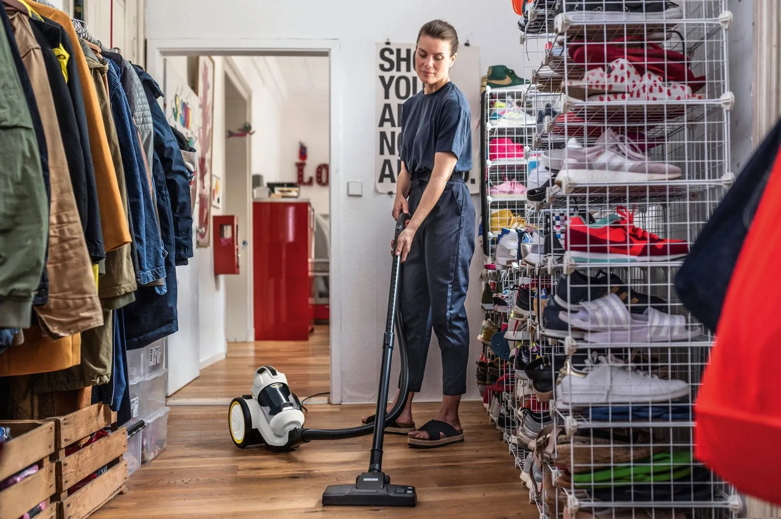 Пилосос Karcher контейнерний VC 3, 700Вт, контейнер -0,9л, НЕРА 13, білий - 8