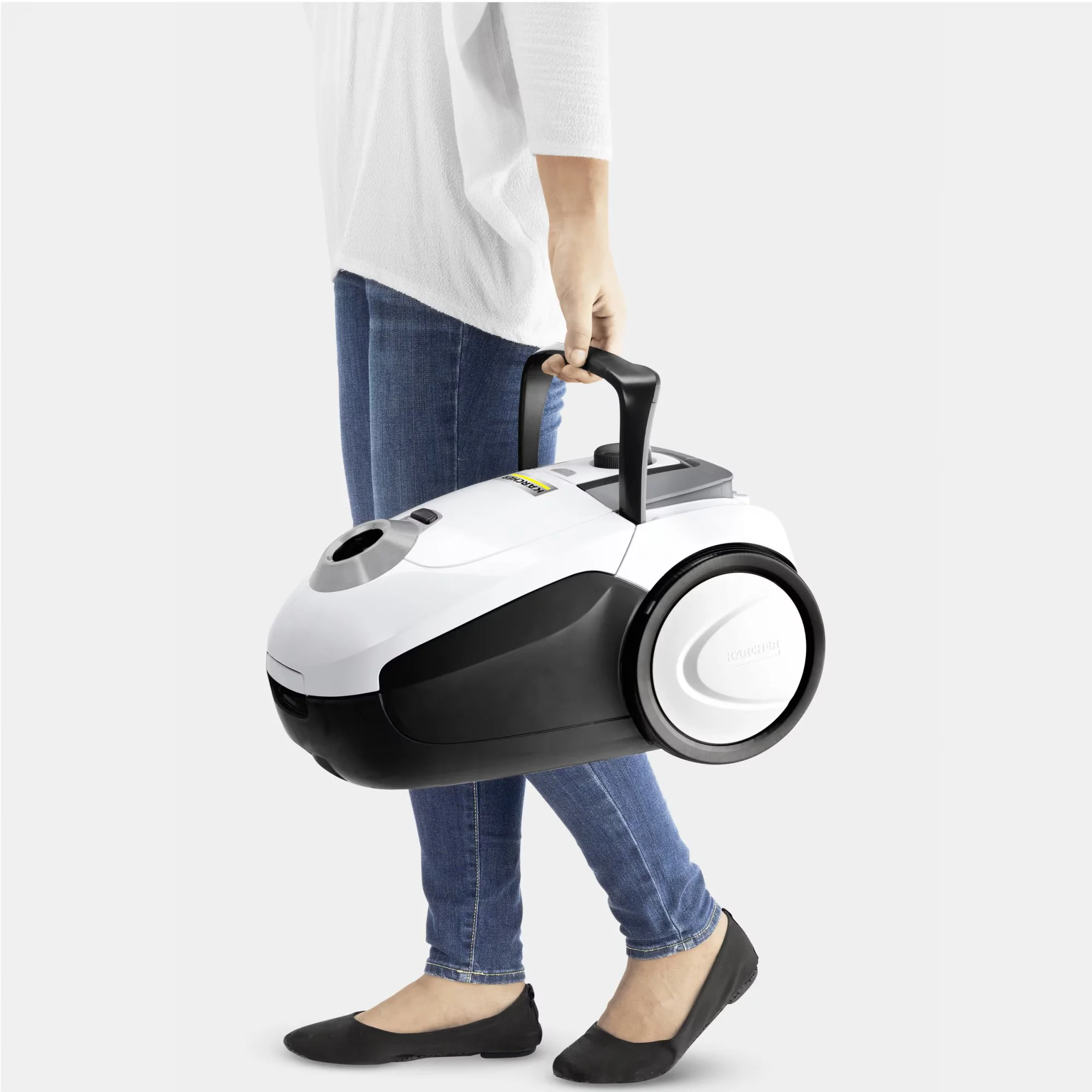 Пилосос Karcher мішковий VC 2,8, 700Вт, 2л, НЕРА, білий - 6