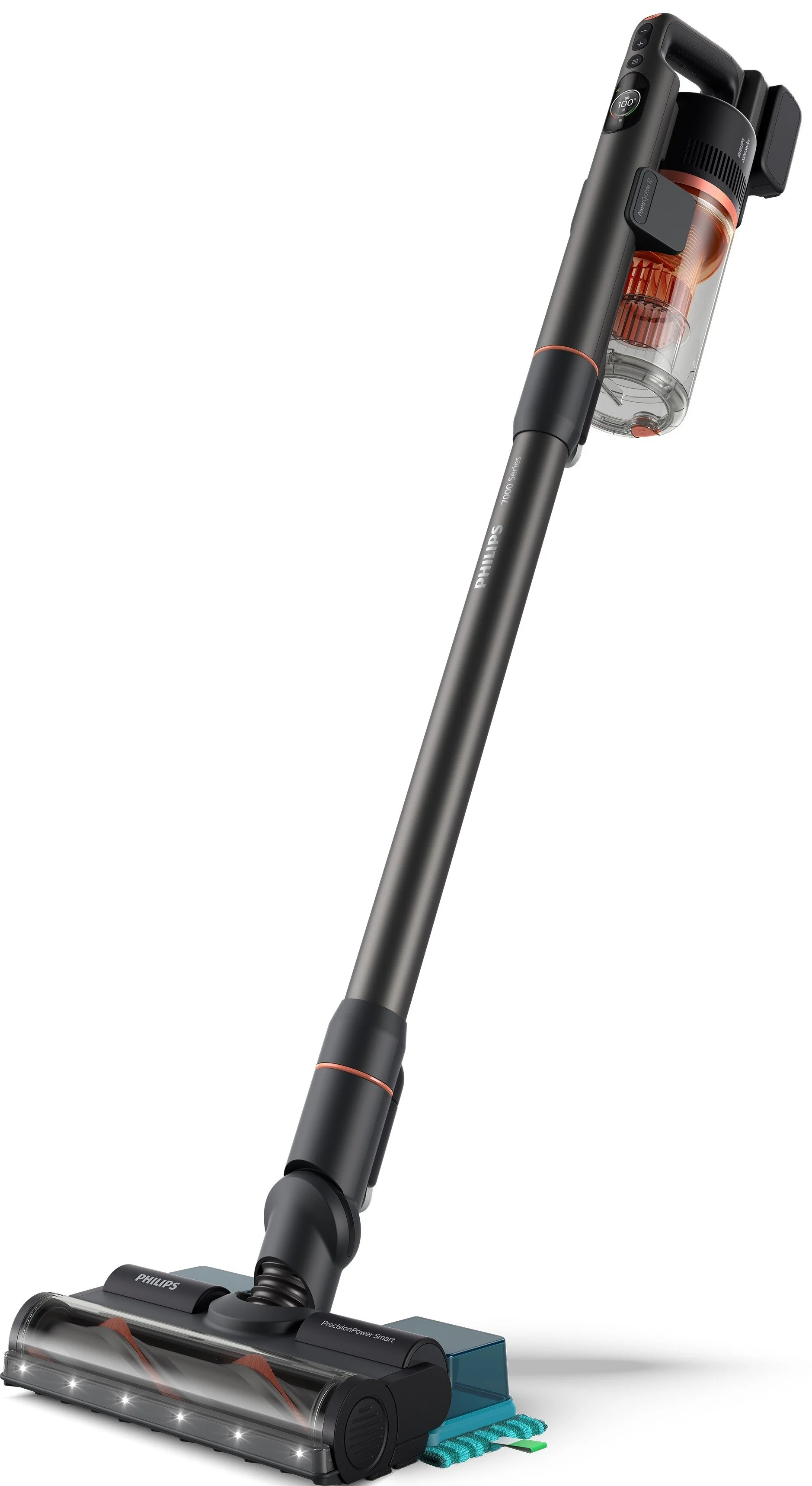 Пилосос Philips безпровідний Aqua Plus, 7000 Series, контейнер -0,6л, автономія до 80хв, вага-1, - 4