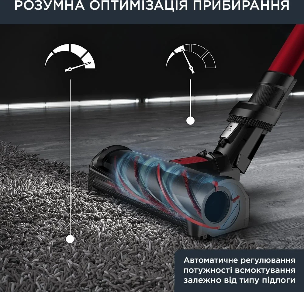 Пилосос Rowenta безпровідний X-Force Flex 12,60 Auto Animal, 320Вт, контейнер -0,9л, автономія д - 9