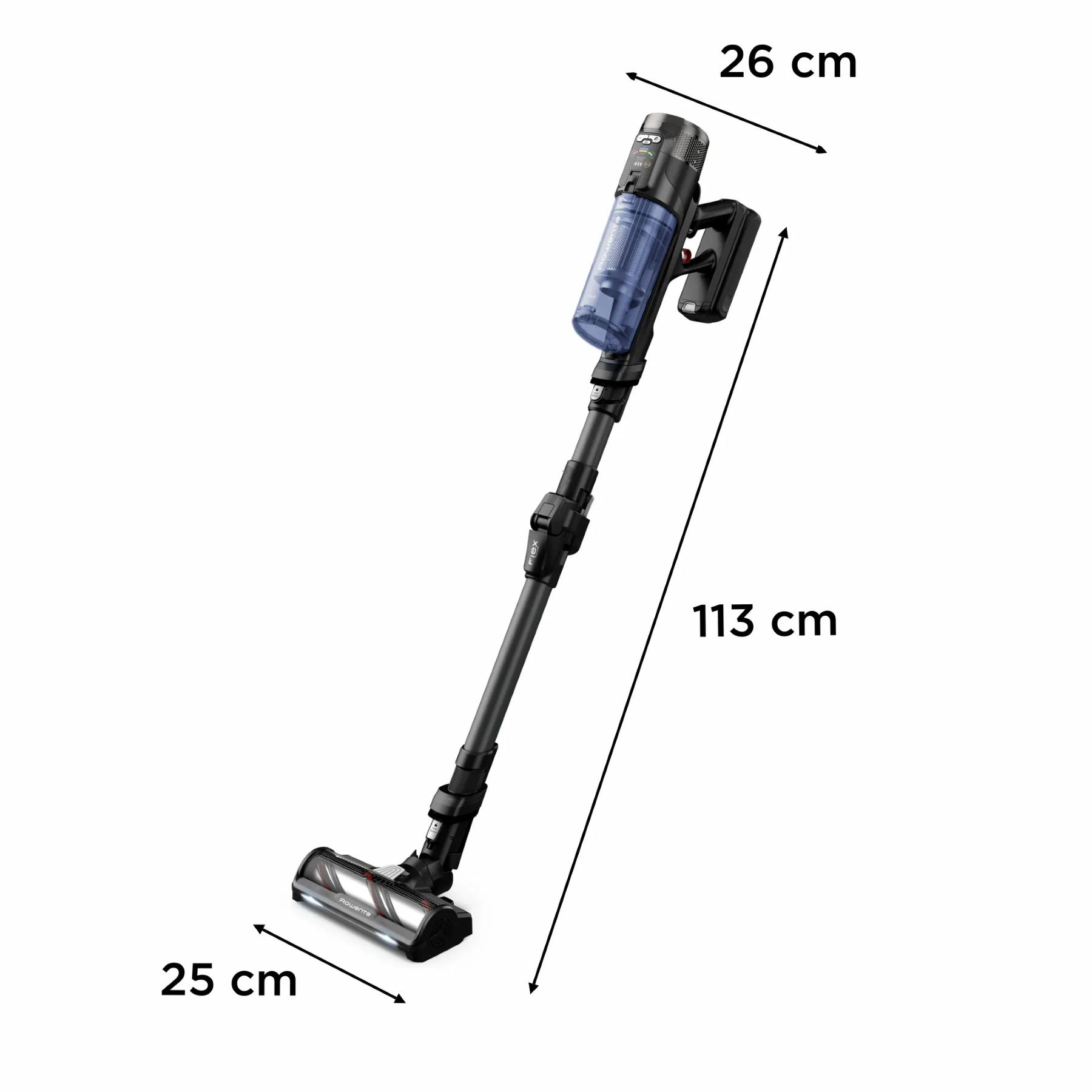 Пилосос Rowenta безпровідний X-Force Flex 12,60 Neo Auto Aqua Allergy, 150Вт, контейнер -0,65л, авто - 4