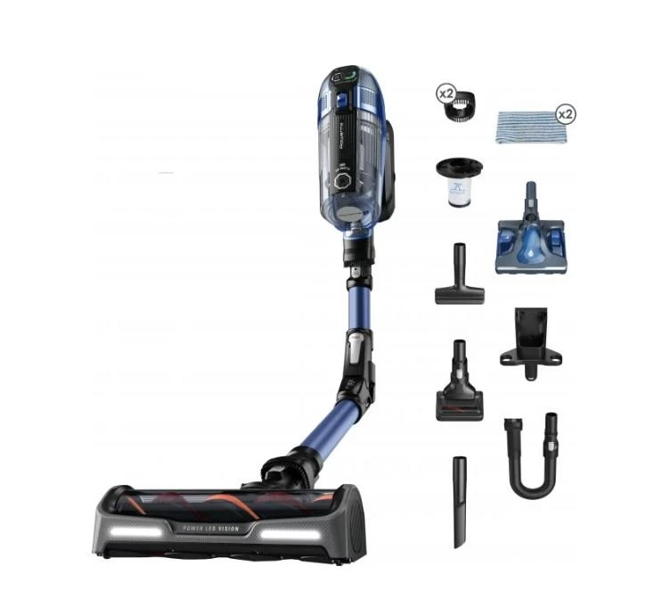 Пилосос Rowenta безпровідний Xforce Flex 14,60 Aqua, 200Вт, вологе прибирання, контейнер -0,9л, авто - 12