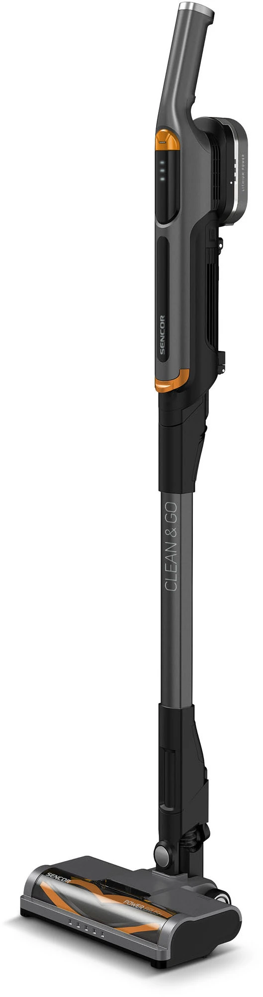 Пилосос Sencor безпровідний, 150Вт, контейнер -0,2л, автономія до 30хв, НЕРА, підсвітка, турбо щ