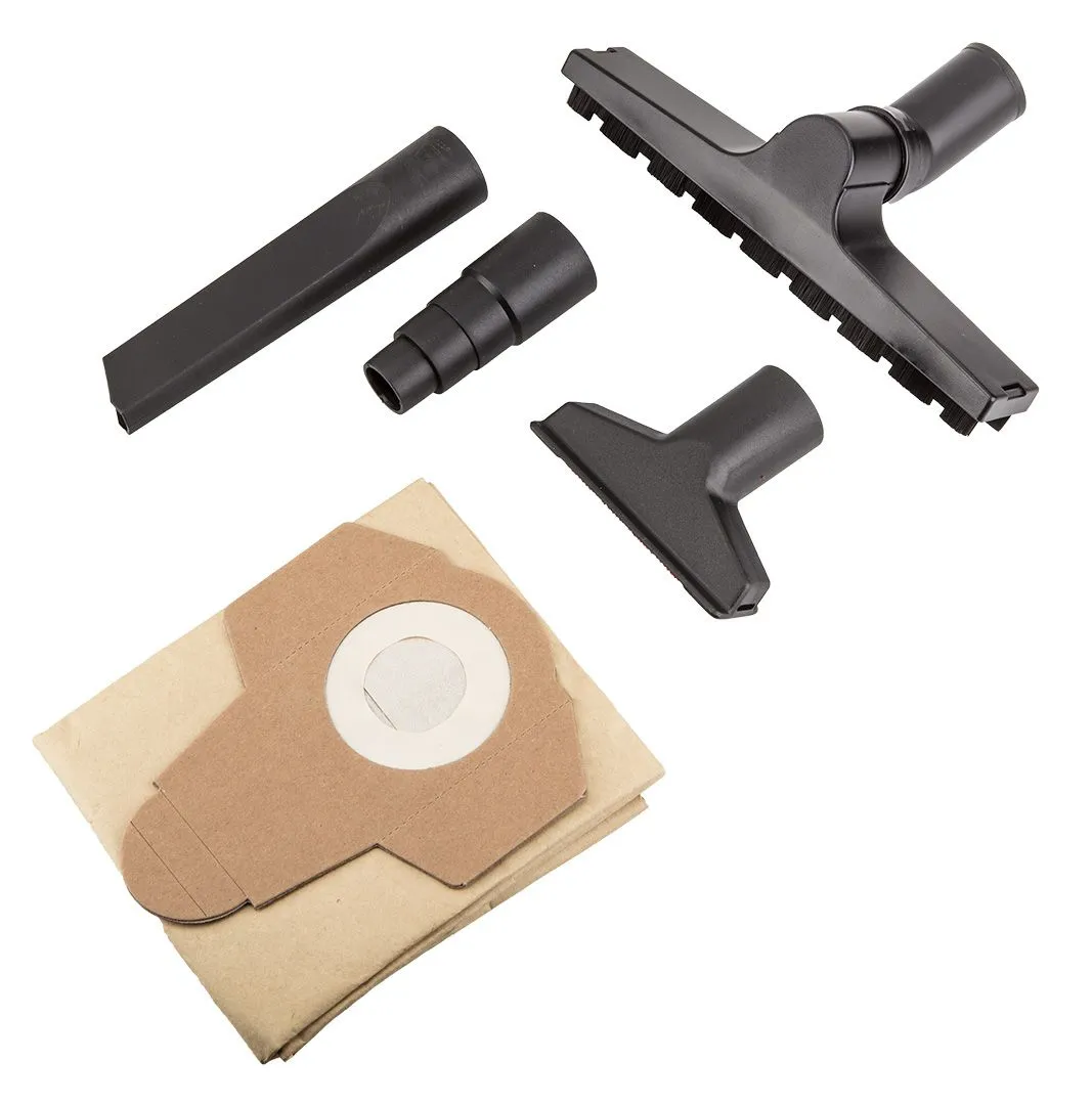 Пилосос професійний GRAPHITE, 1500Вт, 18кПа, контейнер 40л, розетка 220В/2000В, функція повітродувки - 2