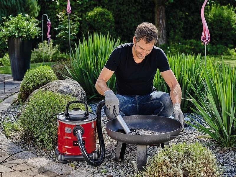Пилосос професійний для золи Einhell TC-AV 1720 DW, 1250 Вт, 175мБар, контейнер 20л, 3,7кг - 2