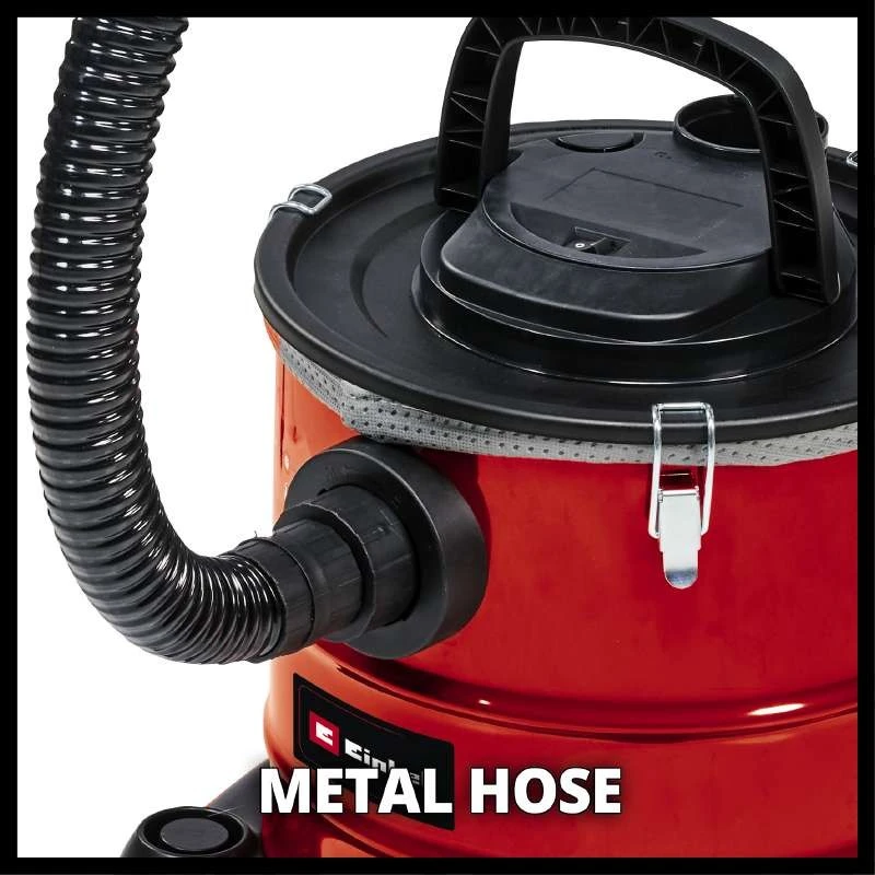 Пилосос професійний для золи Einhell TC-AV 1720 DW, 1250 Вт, 175мБар, контейнер 20л, 3,7кг - 3