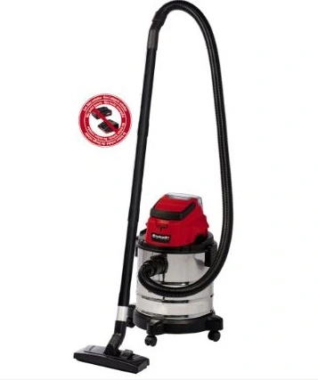 Пилосос професійний акумуляторний Einhell TC-VC 18/20 Li S - Solo, PXC 18В, 8кПа, контейнер 20л, без