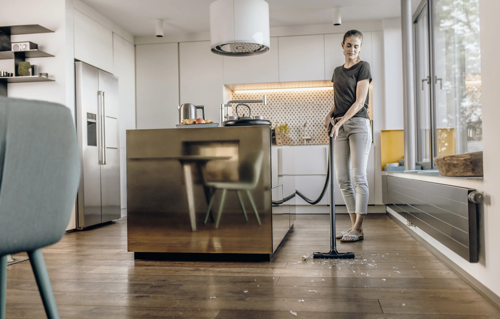 Пилосос професійний Karcher KWD 1 W V-12/2/18, 1000Вт, контейнер 12л, 3,58кг - 8