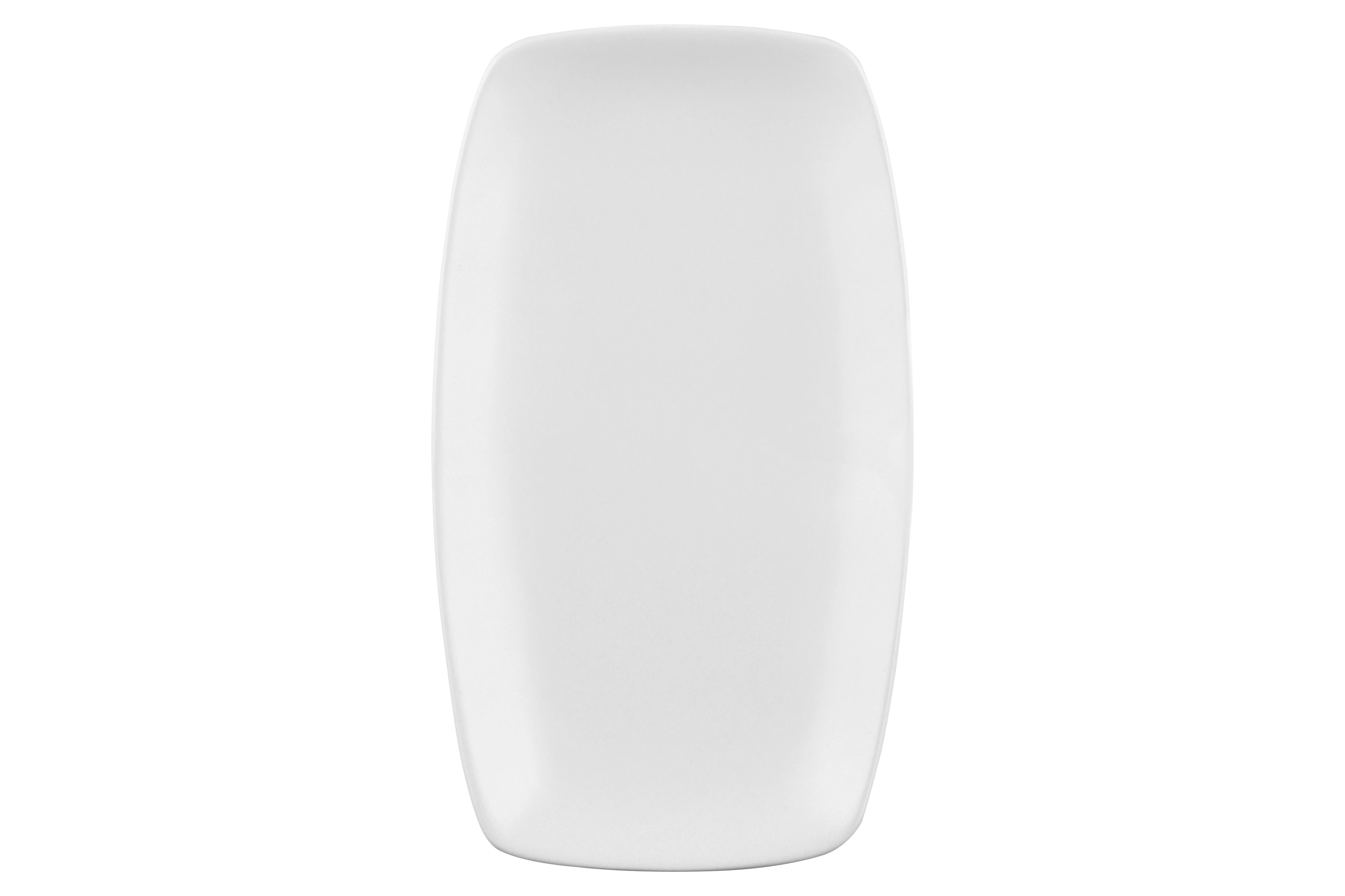 Блюдо Ardesto Molize, 25х14см, кераміка, прямокутна, білий