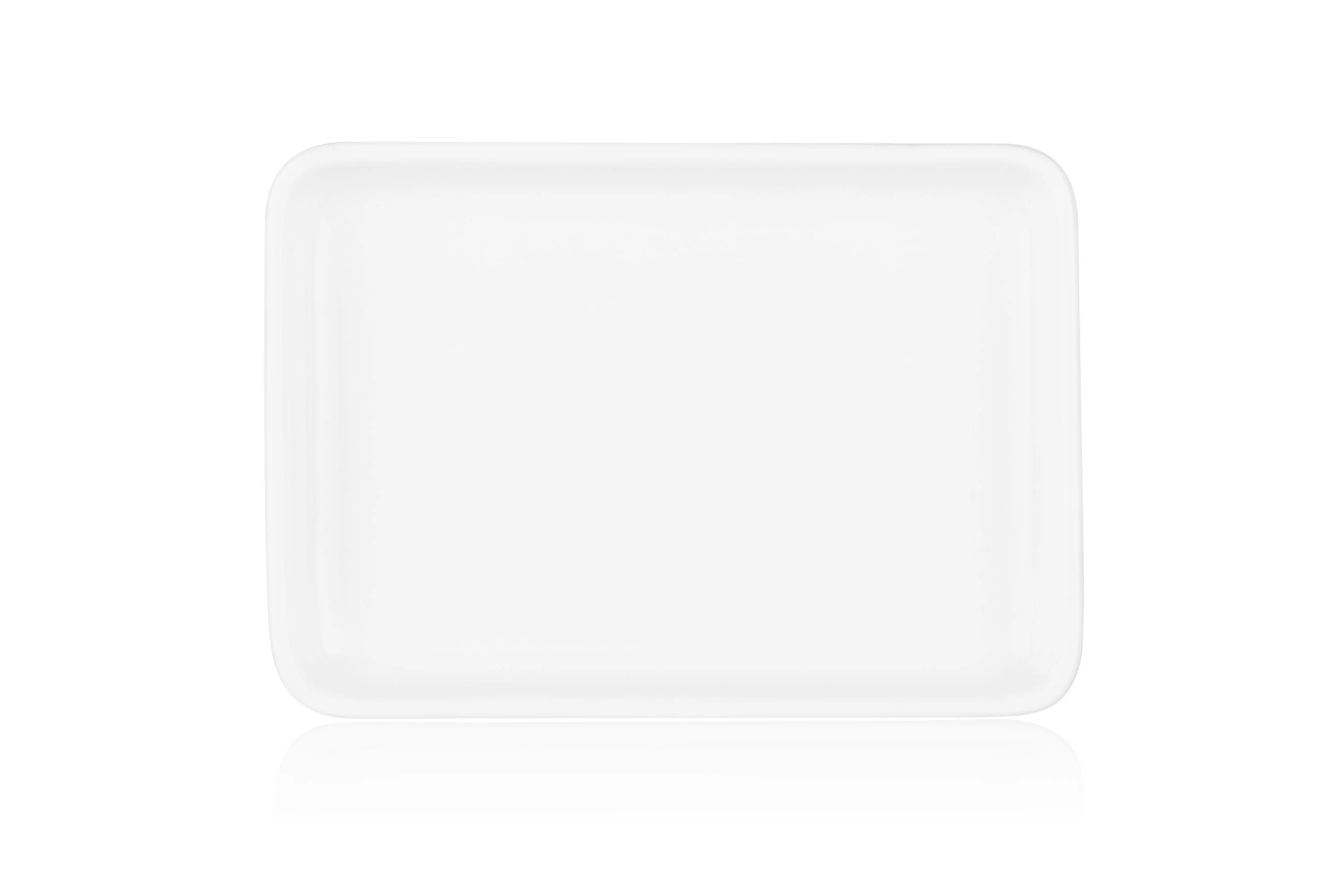 Блюдо Ardesto, 20х14см, порцеляна, прямокутна, білий