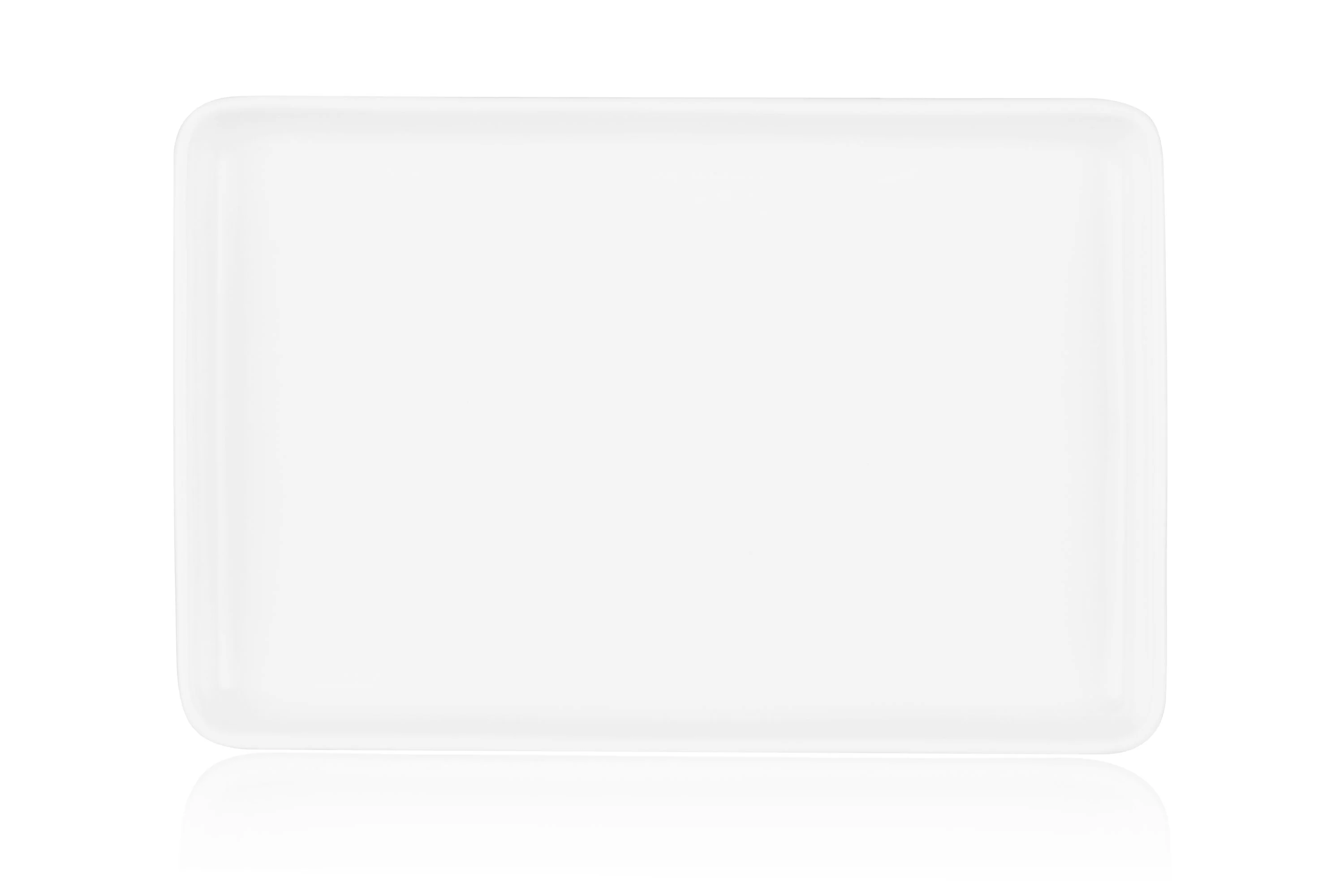 Блюдо Ardesto, 26х17.5см, порцеляна, прямокутна, білий