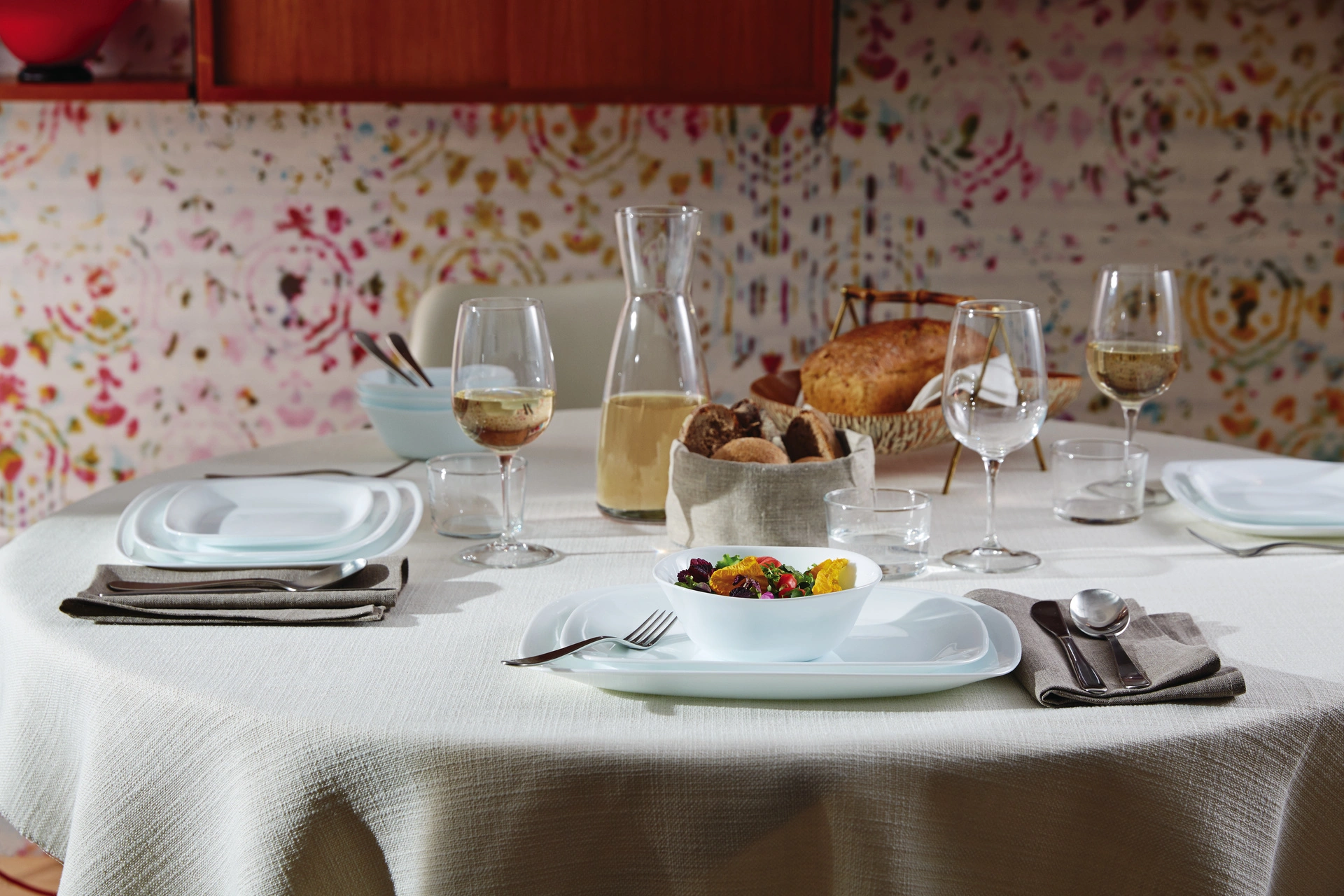 Блюдо Bormioli Rocco Parma, 20х28см, опалове скло, прямокутна, білий - 2