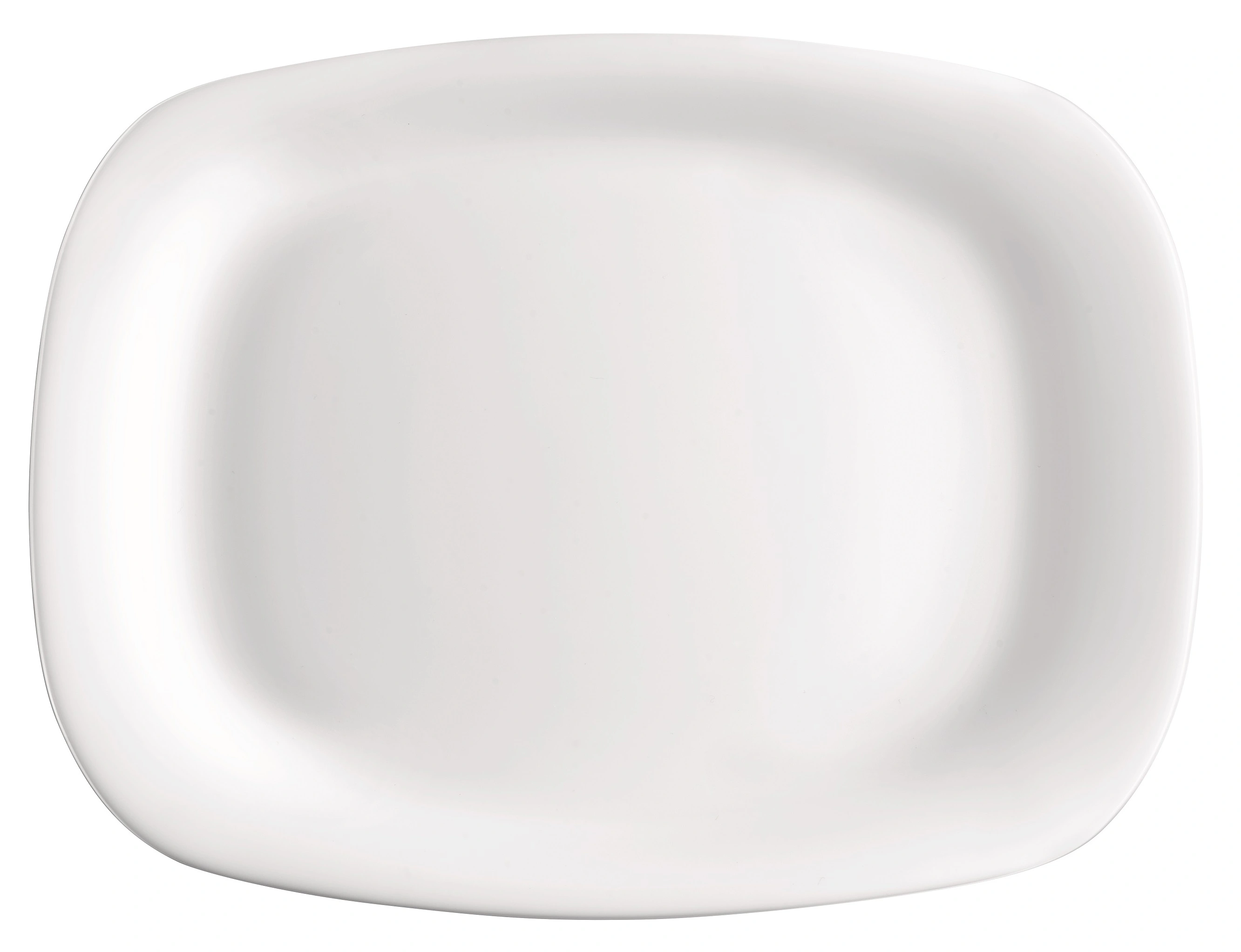 Блюдо Bormioli Rocco Parma, 20х28см, опалове скло, прямокутна, білий