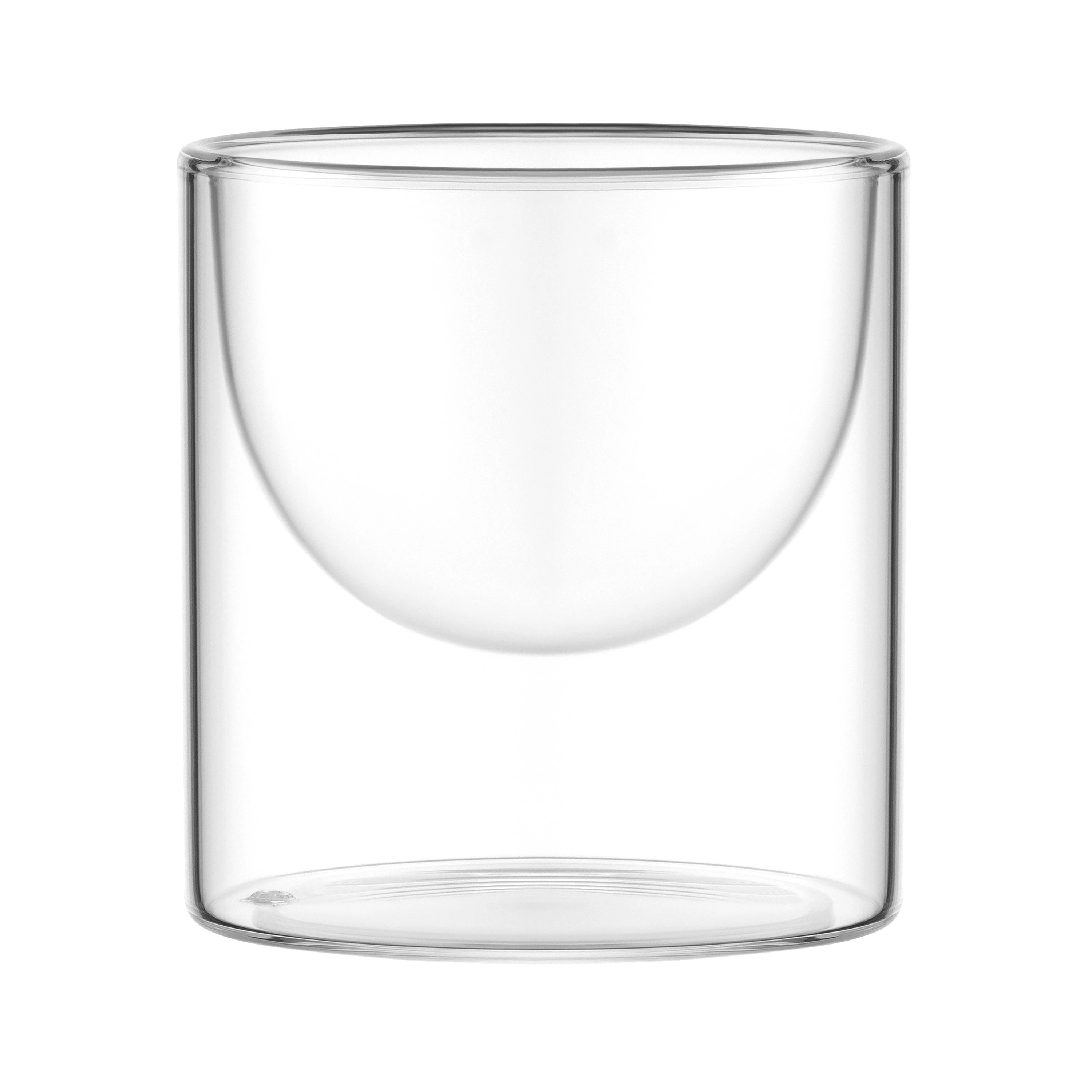 Набір креманок з подвійними стінками Ardesto, 220мл, 2шт, боросилікатне скло, прозорий - 3