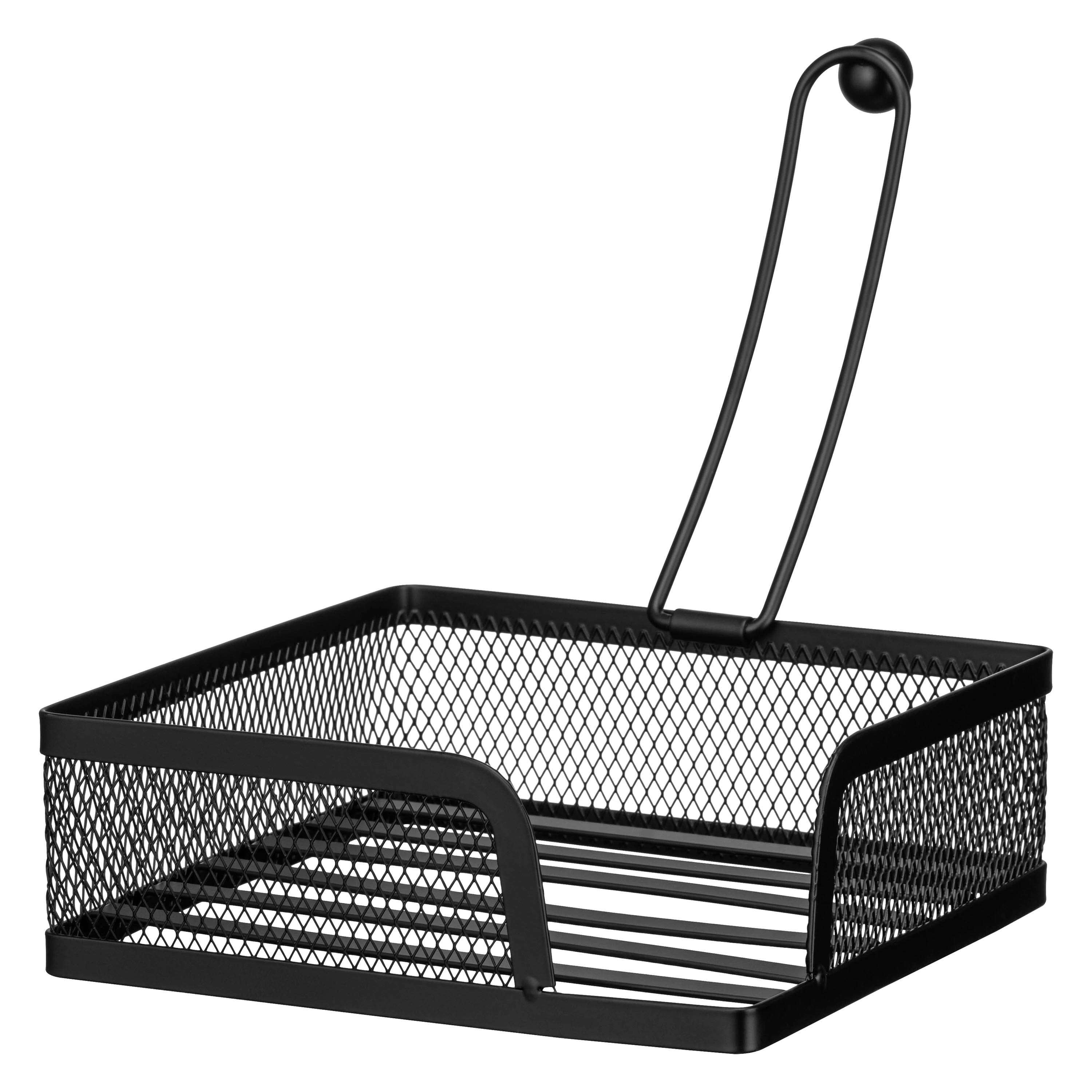 Серветниця Ardesto Midori 18.4х18.2х5.7см, метал, чорний - 2