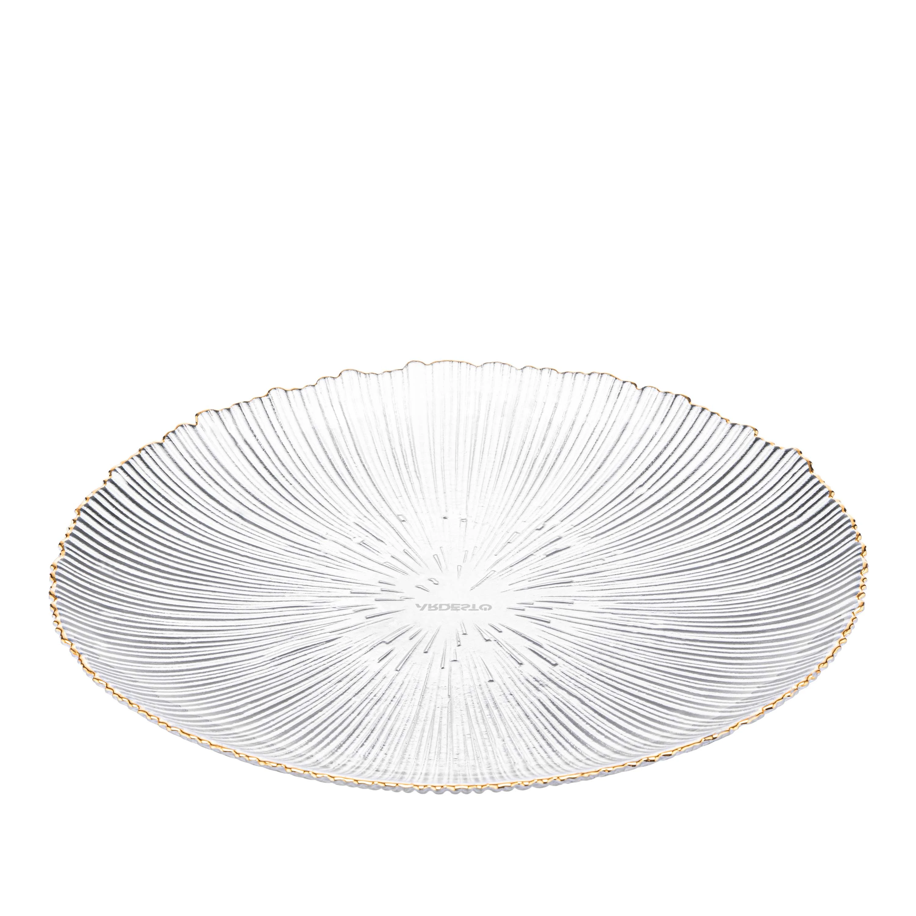 Тарілка Ardesto Mallow, 21см, скло, прозорий - 2